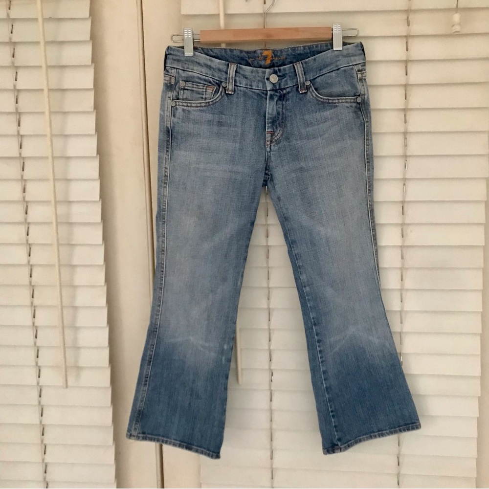 7 For All Mankind Crop A Pocket Jeans Women’s Size 26 Crop Made in USA Vintage